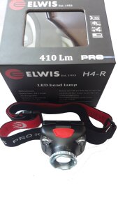 Stirnlampe Elwis H4-R mit Leserotlicht
